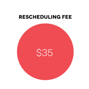 Rescheduling Fee