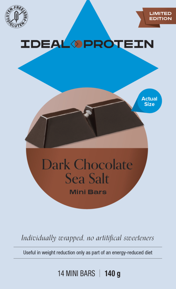 Dark Chocolate Sea Salt Mini Bars (14 count) - Will be back in the Fall 2025 - Image 2